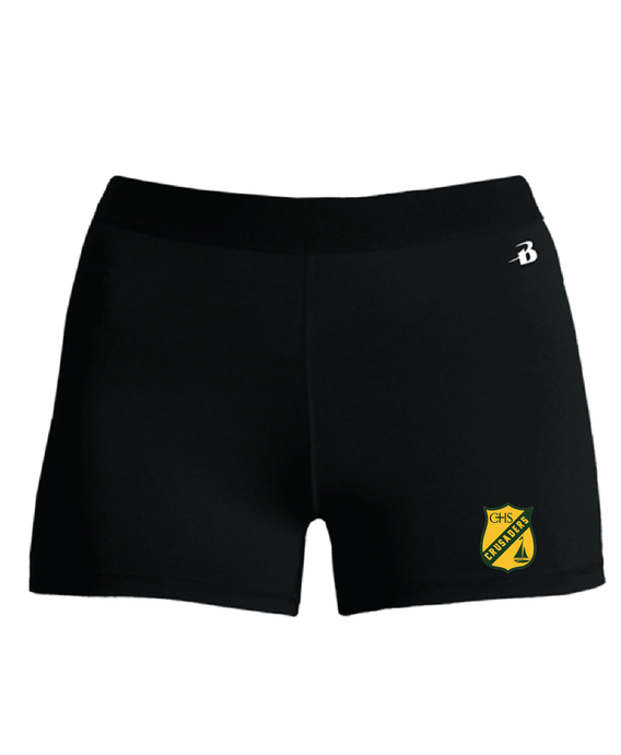 Girls' Pro-Compression Shorts / Black / Catholic High School Sailing