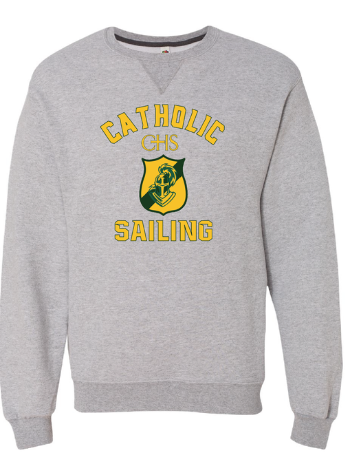 Sofspun Crewneck Sweatshirt / Athletic Heather / Catholic High School Sailing