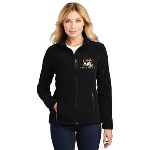 Ladies Value Fleece Jacket / Black / Catholic High School Swimming Team