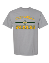 Garment-Dyed Heavyweight T-Shirt / Granite / Catholic High School Swimming Team