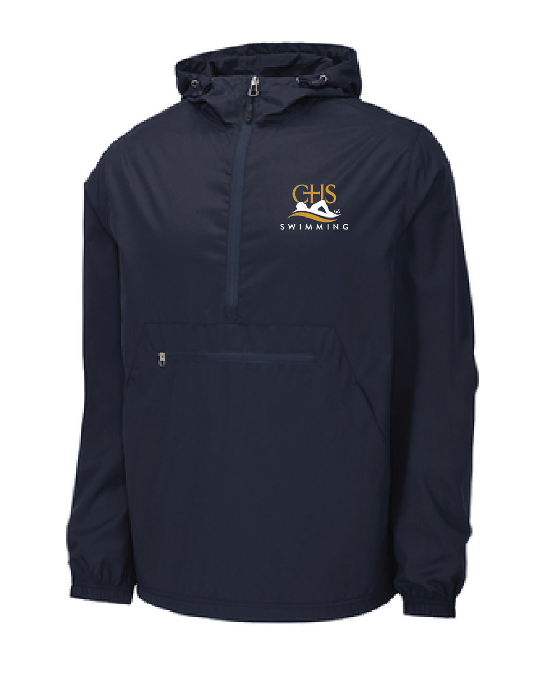 Packable Anorak / Navy / Catholic High School Swimming Team