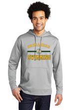 Performance Fleece Pullover Hooded Sweatshirt / Silver / Catholic High School Swimming Team