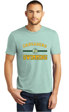 Perfect Tri Tee / Heathered Dusty Sage / Catholic High School Swimming Team