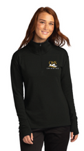 Ladies Flex Fleece 1/4-Zip / Black / Catholic High School Swimming Team