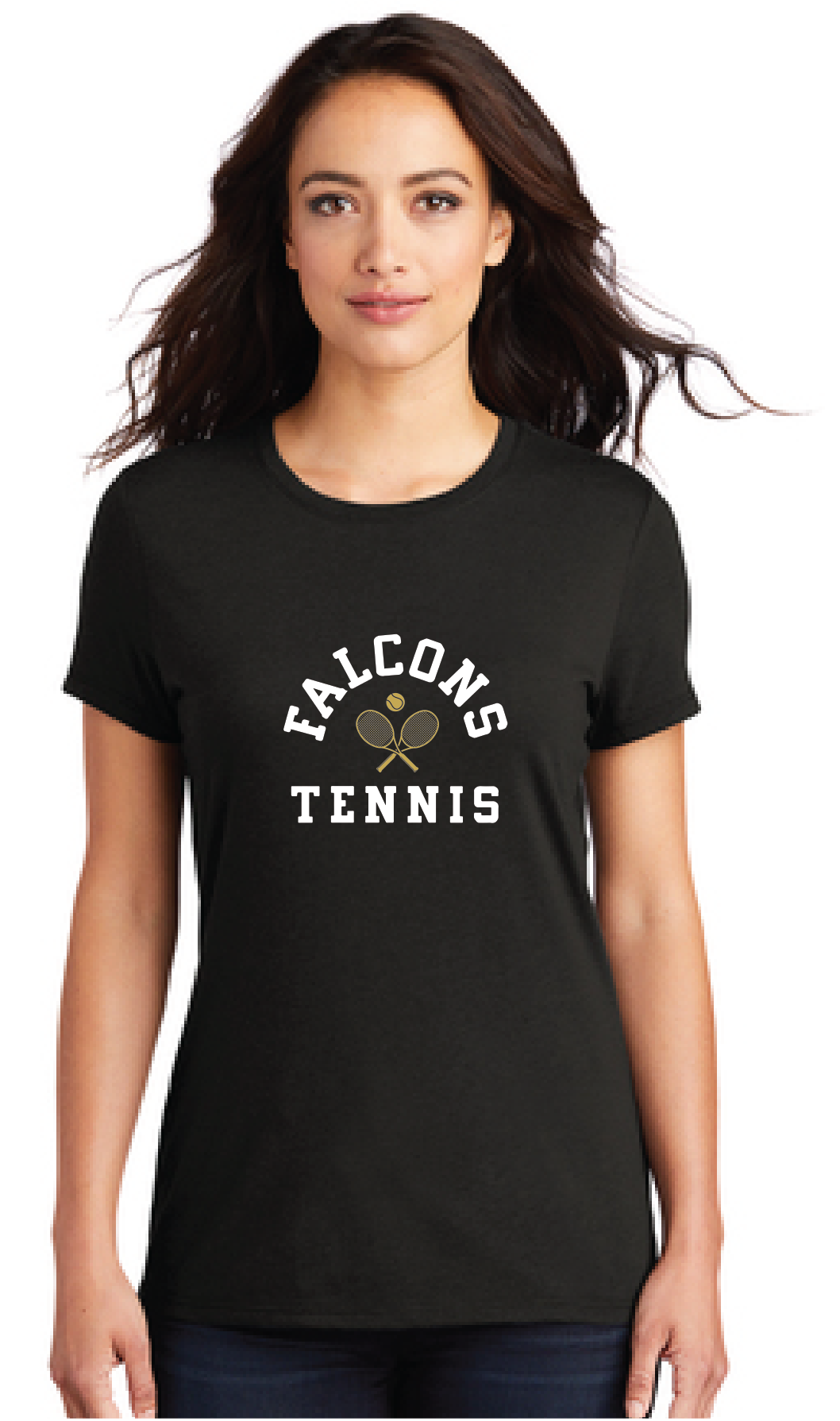 Women’s Perfect Tri Tee / Black / Cox High School Tennis