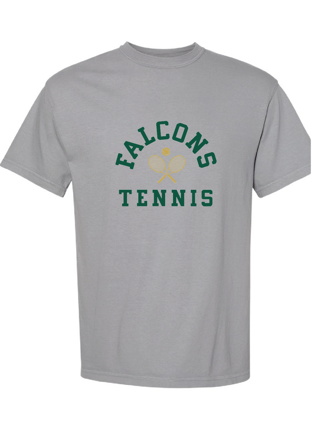 Garment-Dyed Heavyweight T-Shirt / Granite / Cox High School Tennis