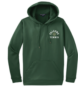 Fleece Hooded Pullover / Forest Green / Cox High School Tennis