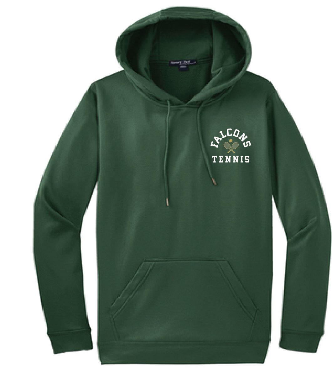 Fleece Hooded Pullover / Forest Green / Cox High School Tennis