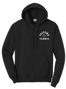 Core Fleece Pullover Hooded Sweatshirt / Black / Cox High School Tennis