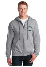 Full-Zip Hooded Sweatshirt / Athletic Heather / Cox High School Tennis