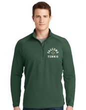 Stretch 1/2-Zip Pullover / Forest Green / Cox High School Tennis