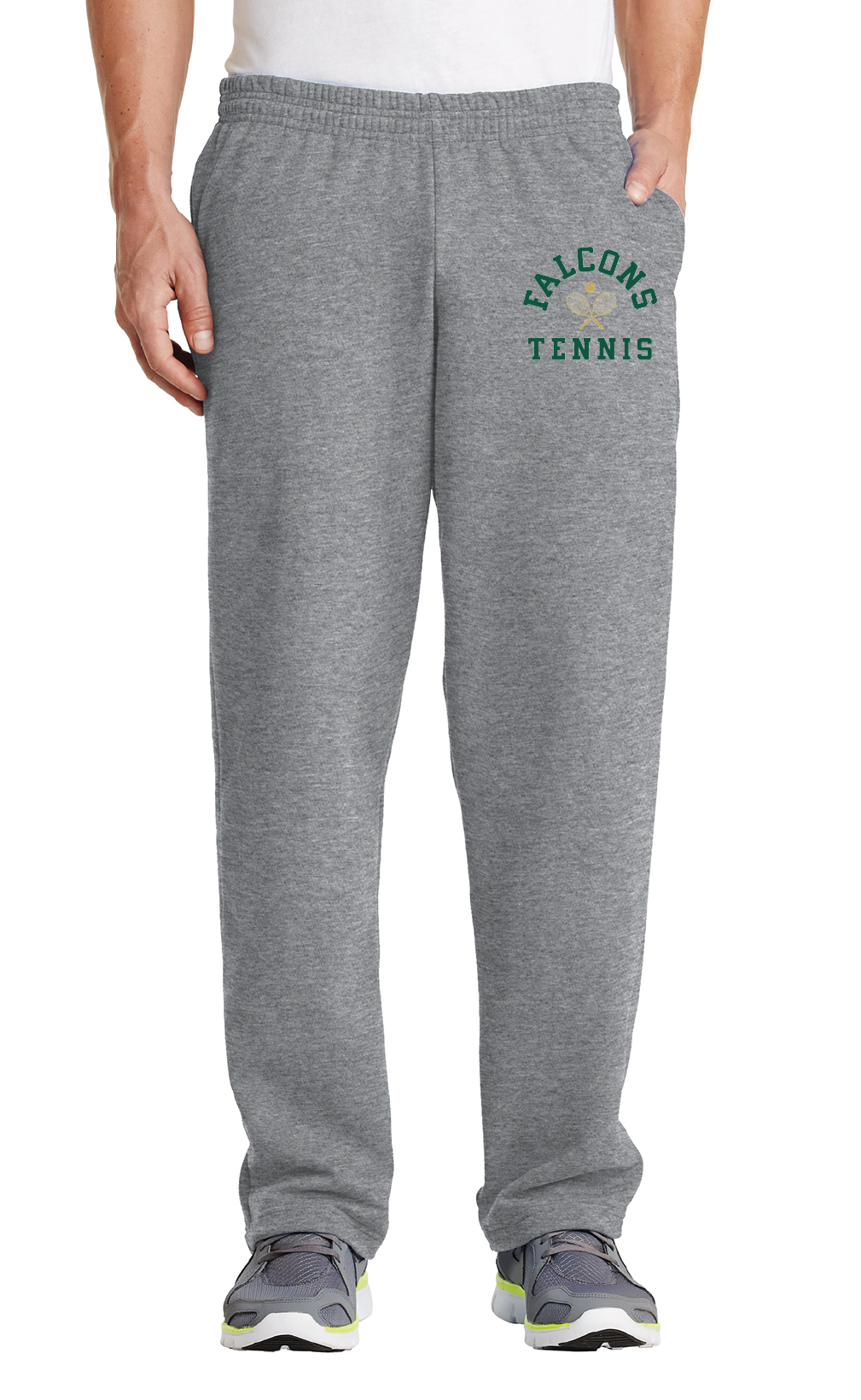 Essential Fleece Sweatpant with Pockets / Athletic Heather / Cox High School Tennis