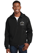 Hooded Raglan Jacket / Black / Cox High School Tennis