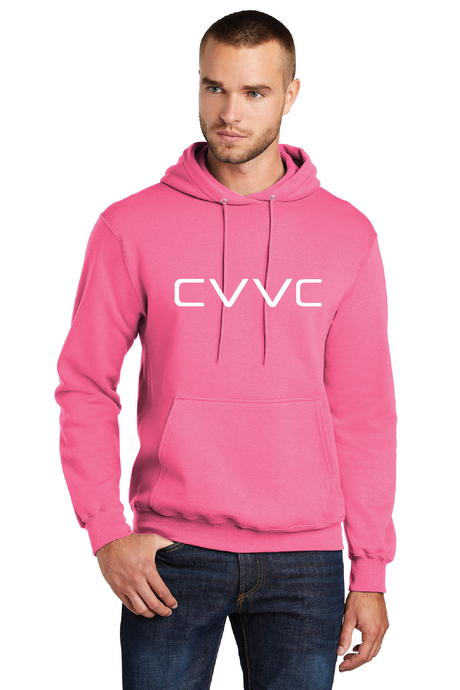 Core Fleece Hooded Sweatshirt / Neon Pink / Coastal Virginia Volleyball Club