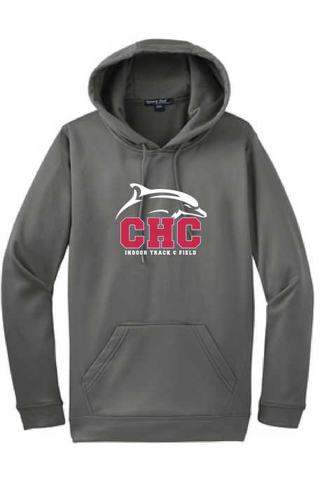 Performance Fleece Hooded Pullover / Dark Smoke Grey / Cape Henry Collegiate Indoor Track & Field