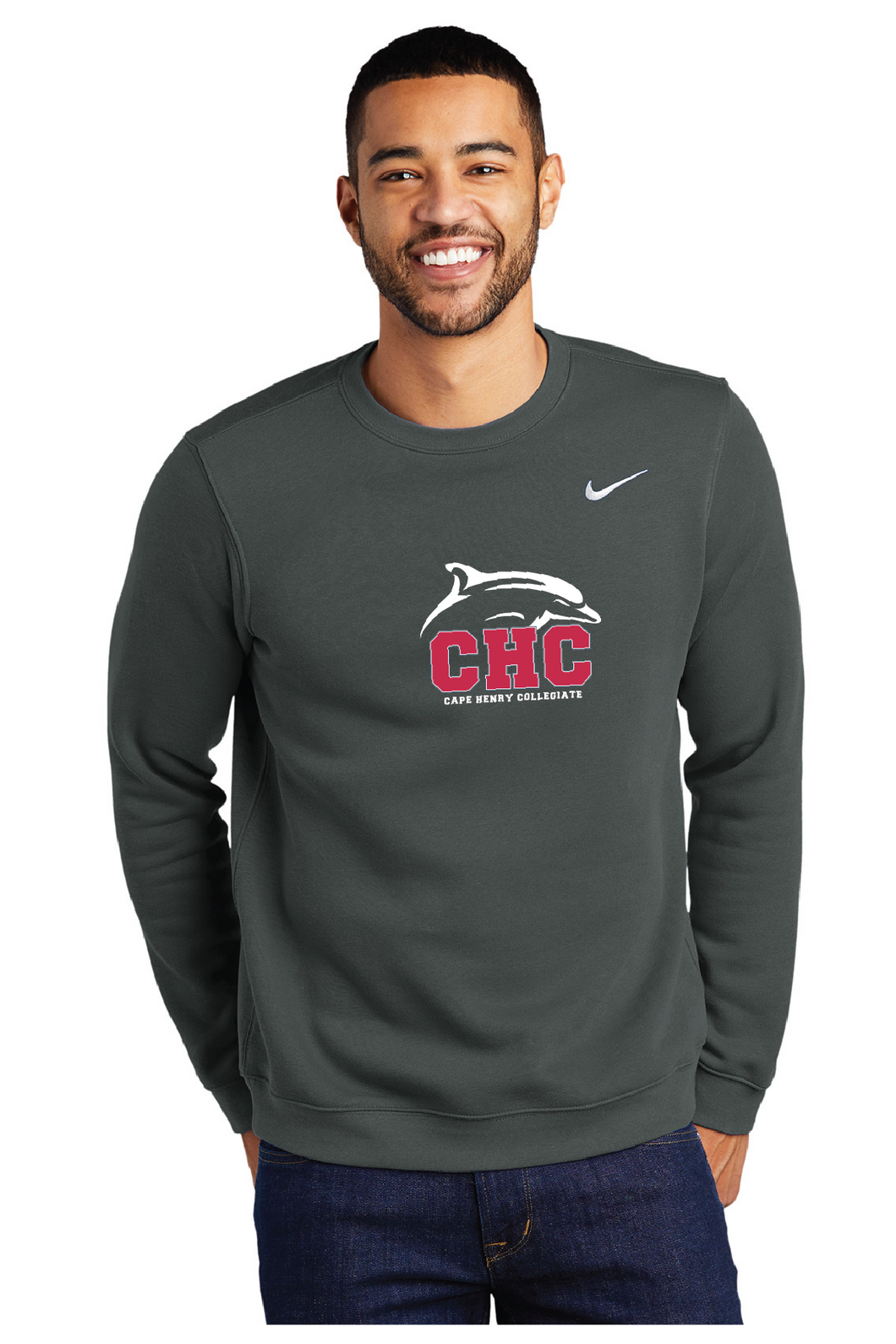 Club Fleece Crew / 2 Colors / Cape Henry Collegiate Indoor Track & Field