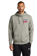 Nike Club Fleece Sleeve Swoosh Full-Zip Hoodie / 2 Colors / Cape Henry Collegiate Indoor Track & Field