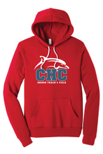 Unisex Sponge Fleece Pullover Hoodie / Red / Cape Henry Collegiate Indoor Track & Field