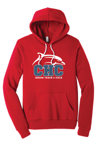 Unisex Sponge Fleece Pullover Hoodie / Red / Cape Henry Collegiate Indoor Track & Field