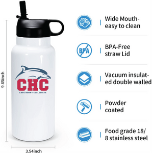 32oz Stainless Steel Water Bottle / Cape Henry Collegiate Indoor Track & Field