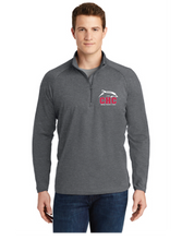 Stretch 1/2-Zip Pullover / Charcoal Grey Heather / Cape Henry Collegiate Indoor Track & Field