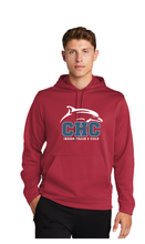 Fleece Hooded Pullover / Red / Cape Henry Collegiate Indoor Track & Field