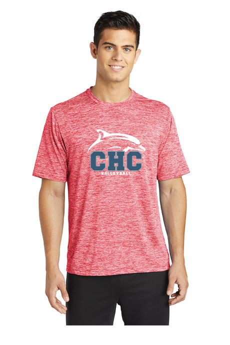 Electric Heather Tee / Red Electric / Cape Henry Collegiate Volleyball