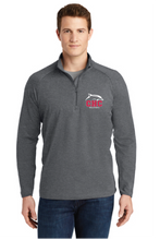 Stretch 1/2-Zip Pullover / Charcoal Grey Heather / Cape Henry Collegiate Volleyball