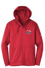 Nike Therma-FIT Full-Zip Fleece Hoodie / Gym Red / Cape Henry Collegiate Volleyball