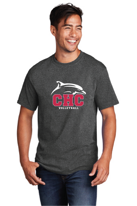 Core Cotton Tee (Youth & Adult) / Charcoal / Cape Henry Collegiate Volleyball
