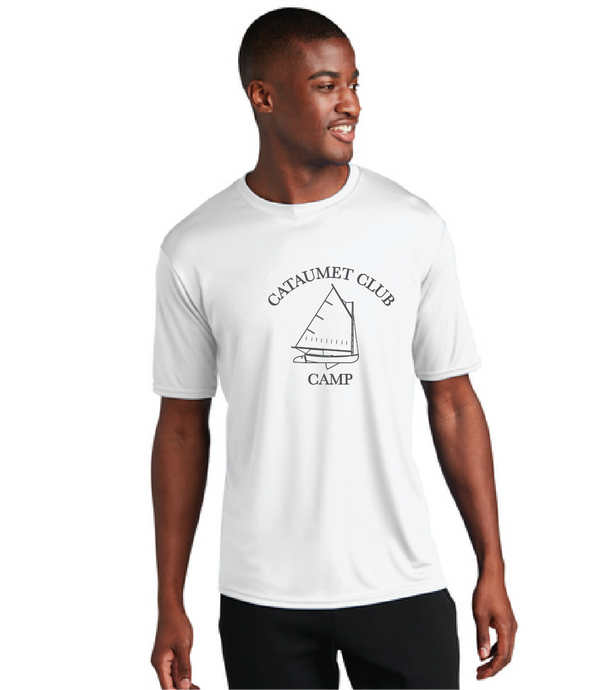 Performance Tee (Youth & Adult) / White / Cataumet Club Camp