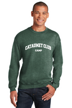 Heavy Blend Crewneck Sweatshirt / Forest Green / Cataumet Club Camp