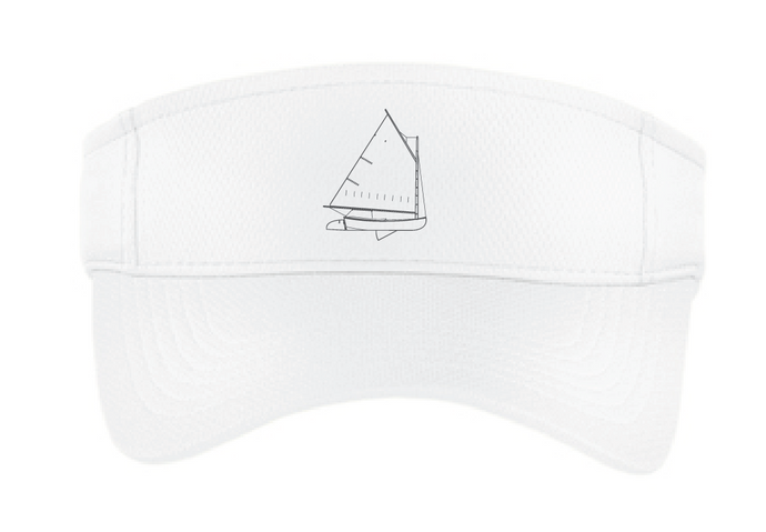 RacerMesh Visor / White / Cataumet Club Camp