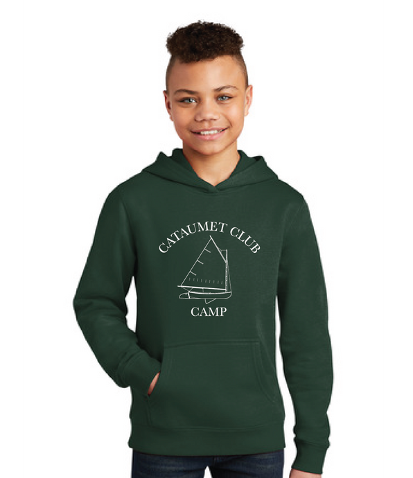 Fleece Hoodie (Youth and Adult) / Forest / Cataumet Club Camp