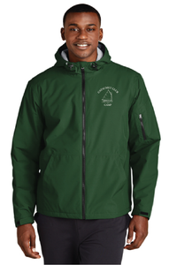 Waterproof Insulated Rain Jacket (Youth & Adult) / Forest Green / Cataumet Club Camp