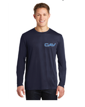 Long Sleeve Cotton Touch Tee / Navy / Cavalier Golf and Yacht Club Swim Team