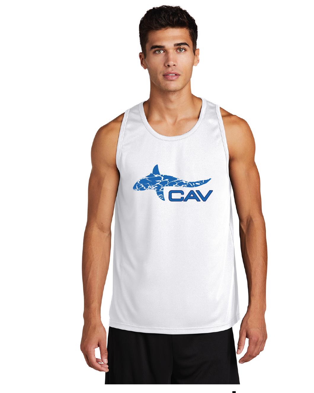 Competitor Tank / White / Cavalier Golf and Yacht Club Swim Team