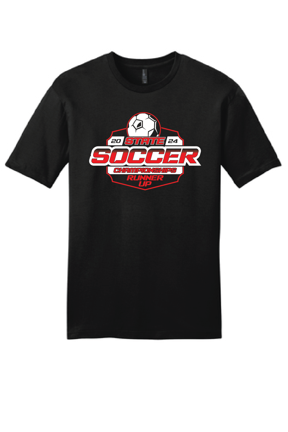 STATE FINALS Tri-Blend Softstyle Tee / Black / Center Grove Soccer