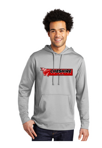 Performance Fleece Pullover Hooded Sweatshirt / Silver / Cheshire Forest Swim Team