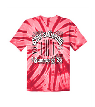 Tie-Dye Tee (Youth & Adult) / Red / Cheshire Forest Swim Team