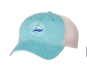 Pigment-Dyed Trucker Cap / Aqua / Club Brittany Swim Team