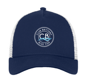 Snapback Trucker Cap / Deep Navy/ White / Club Brittany Swim Team