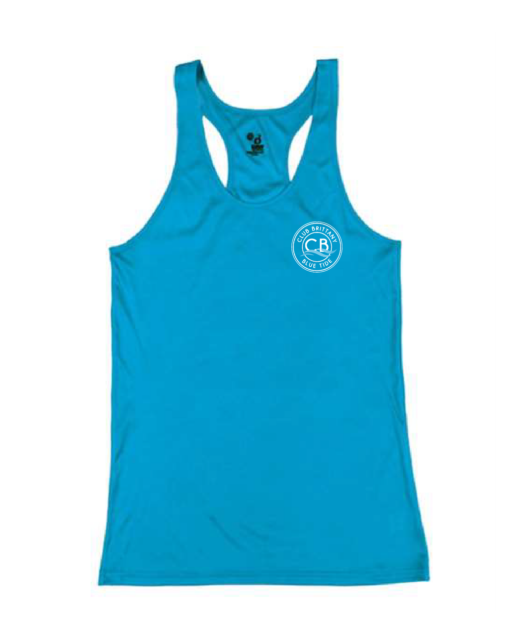 B-Core Racerback Tank Top (Youth & Adult) / Columbia Blue / Club Brittany Swim Team