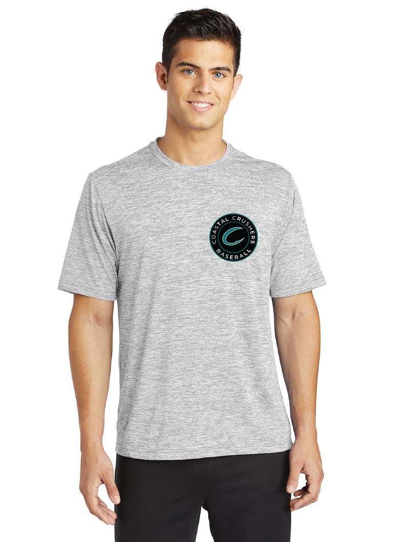 Electric Heather Tee / Silver / Coastal Crushers Baseball