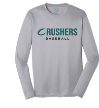 Long Sleeve Performance Tee / Silver / Coastal Crushers Baseball