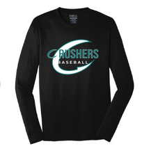 Long Sleeve Performance Tee / Black / Coastal Crushers Baseball