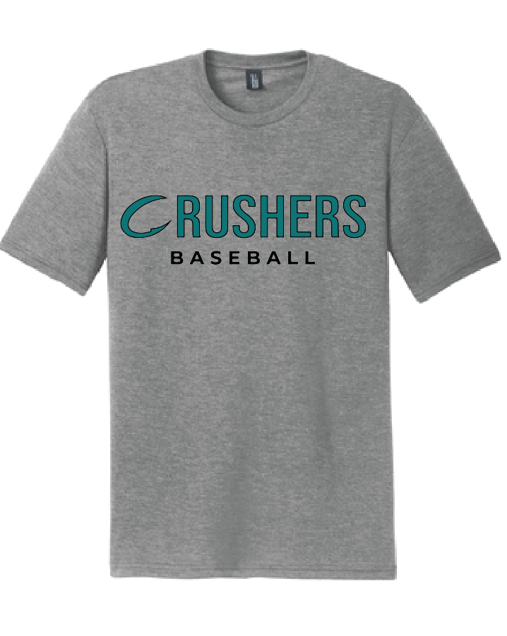 Perfect Triblend Softstyle Tee / Heathered Grey / Coastal Crushers Baseball