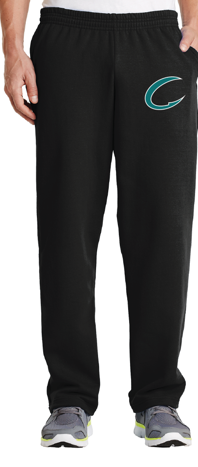 Fleece Sweatpant with Pockets / Black / Coastal Crushers Baseball