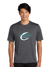 Heather Contender Tee (Youth & Adult) / Graphite Heather / Coastal Crushers Baseball