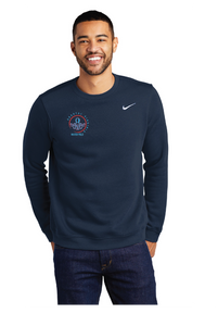 Nike Club Fleece Crew / Navy / Coastal Virginia Water Polo